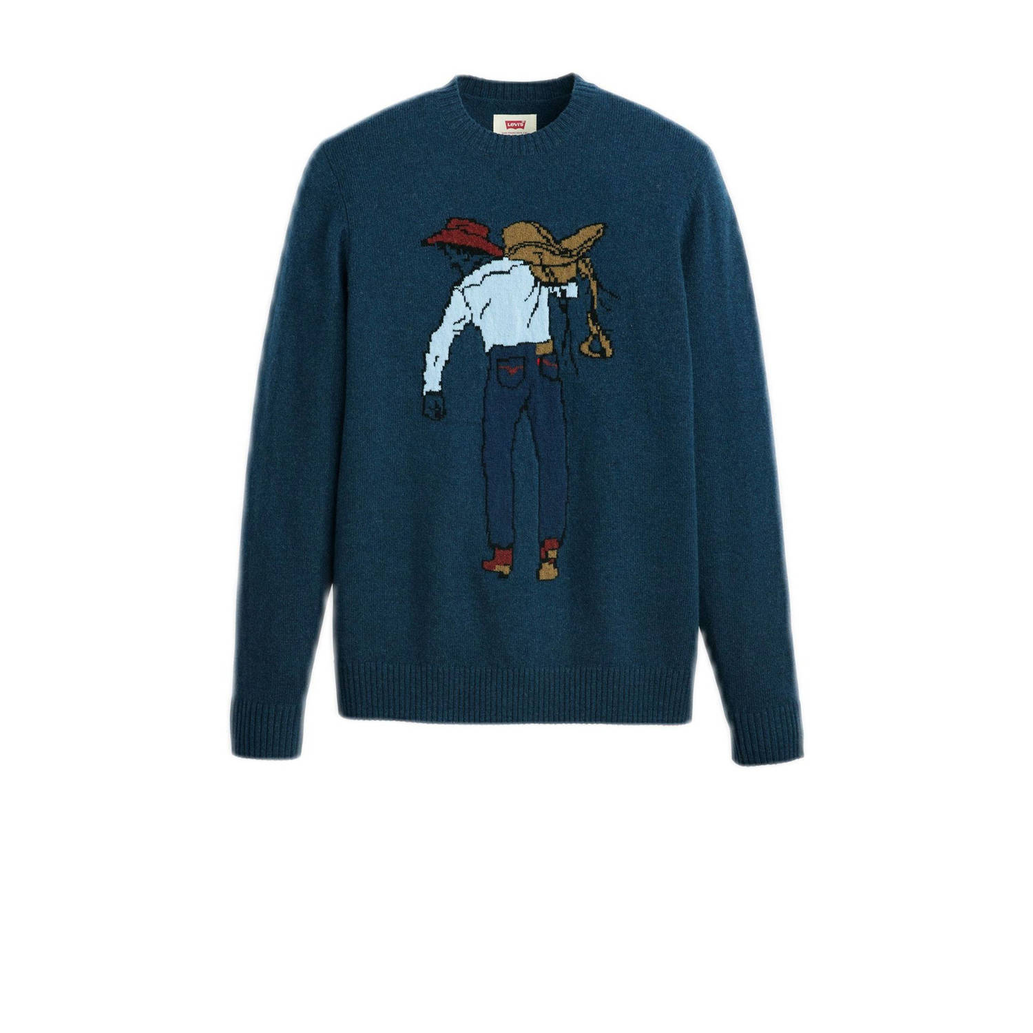 Levi's Gebreide trui ORIGINAL HM SWEATER met ingebracht motief