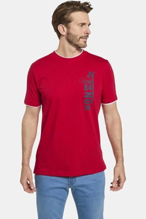 T-shirt FLEMMING Plus Size rood