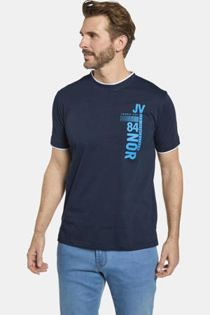 T-shirt FLEMMING Plus Size donkerblauw