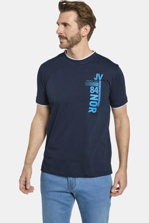T-shirt FLEMMING Plus Size donkerblauw