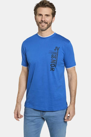 T-shirt FLEMMING Plus Size blauw