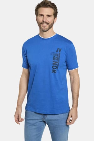 T-shirt FLEMMING Plus Size blauw