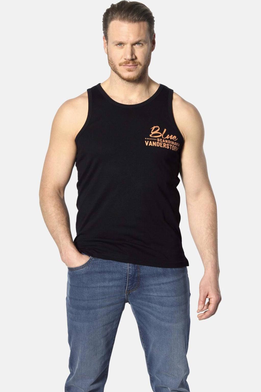 Jan Vanderstorm T-shirt FELTON Plus Size met printopdruk