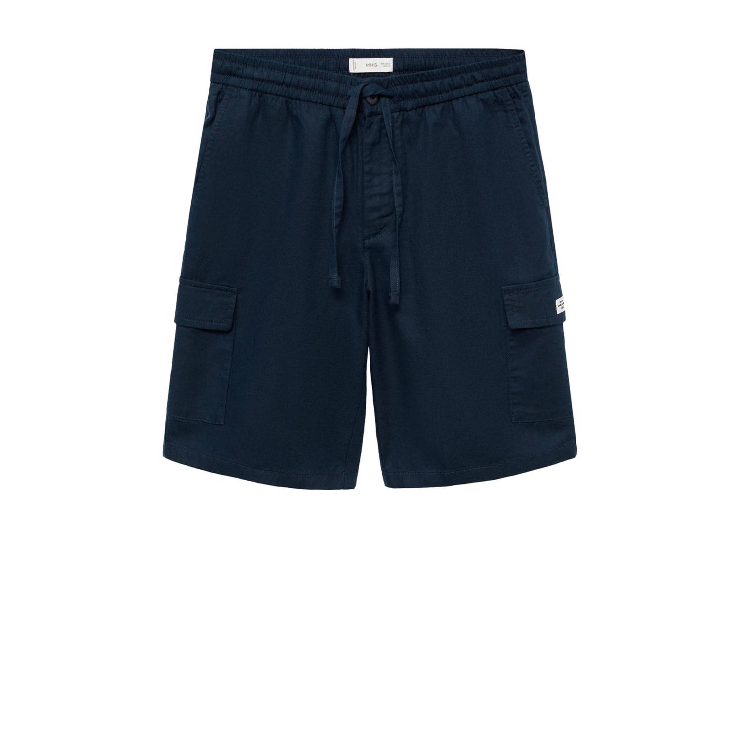 Mango Kids cargo short donkerblauw