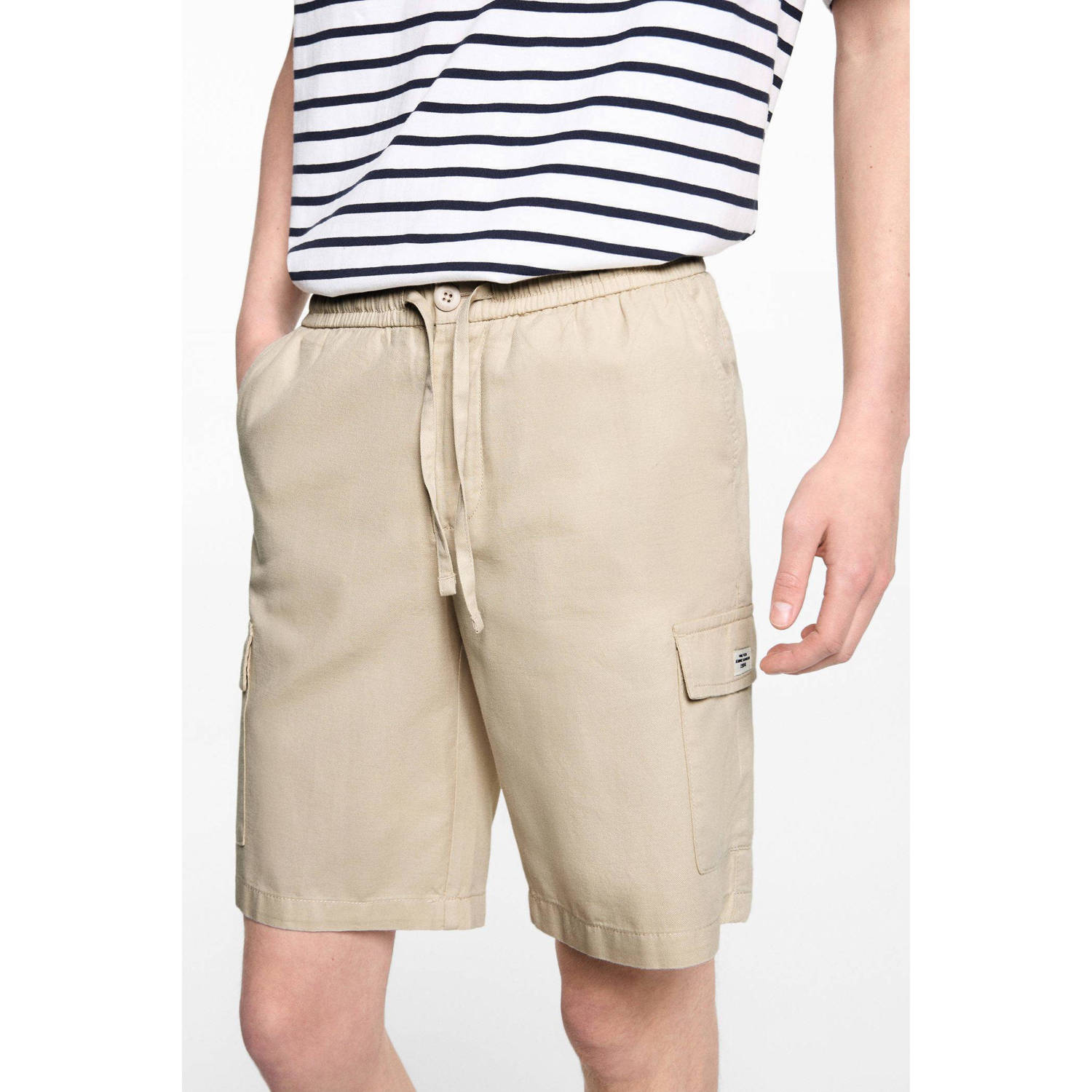 Mango Kids cargo short lichtbeige