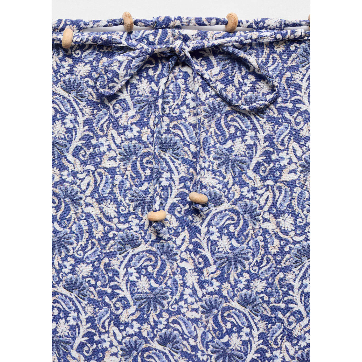 Mango Kids rok met all over print blauw