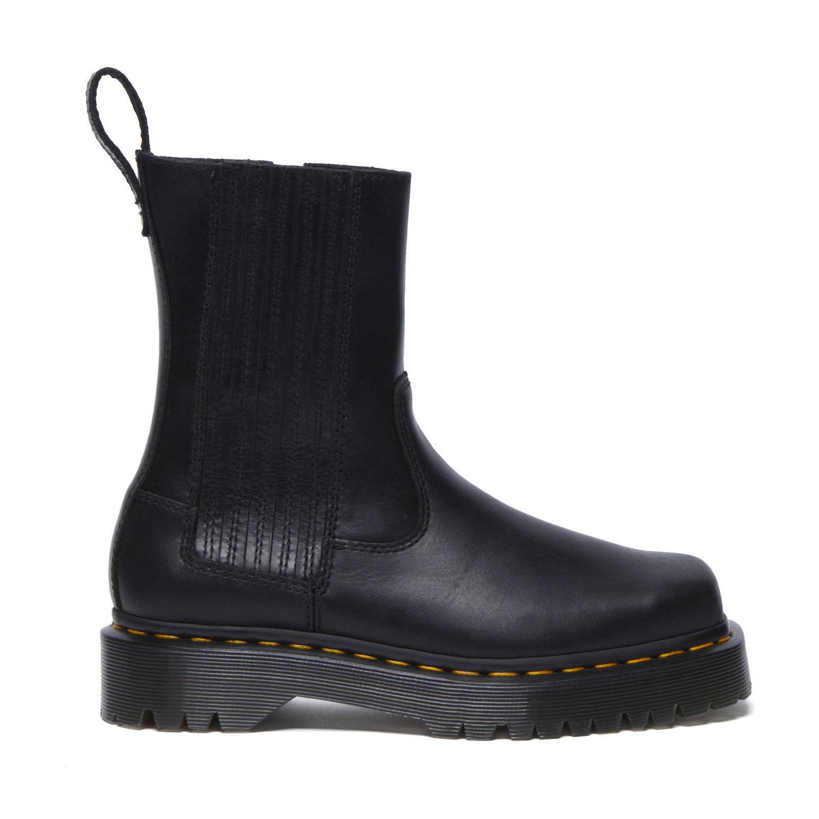 Dr. Martens Amaayah chunky leren enkelboots zwart wehkamp