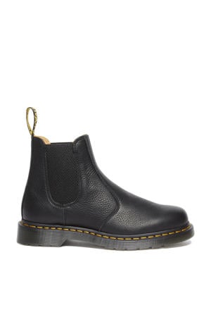 2976 leren chelseaboots black ambassador