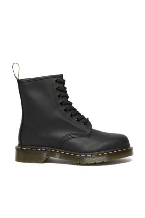 1460 leren veterboots black greasy