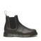 Dr. Martens leren chelseaboots grijsgroen