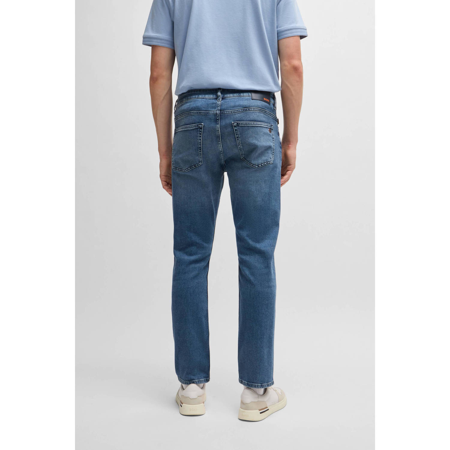 BOSS slim fit jeans DELAWARE BO blauw