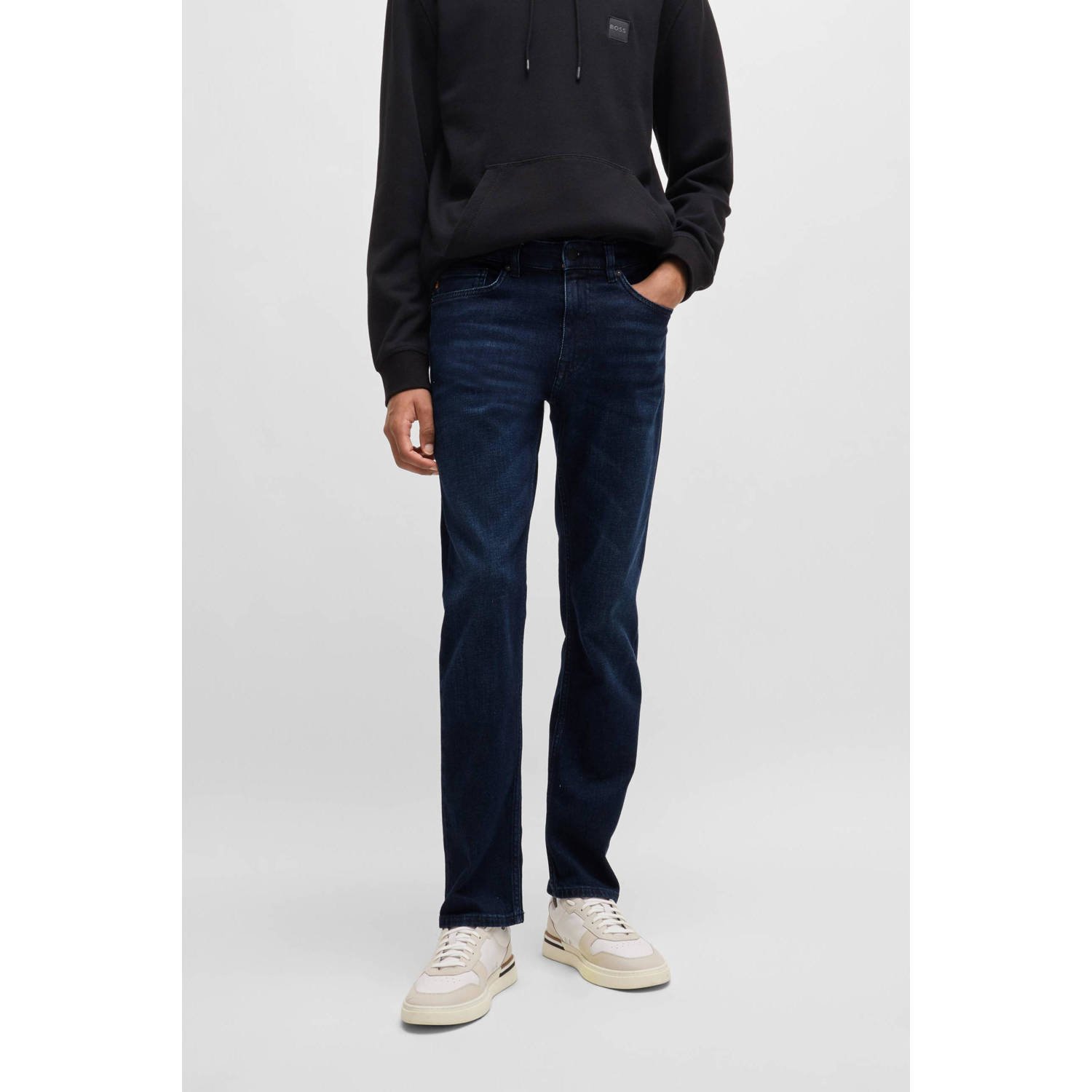 Boss Orange Slim fit jeans met labeldetail model 'DELAWARE'