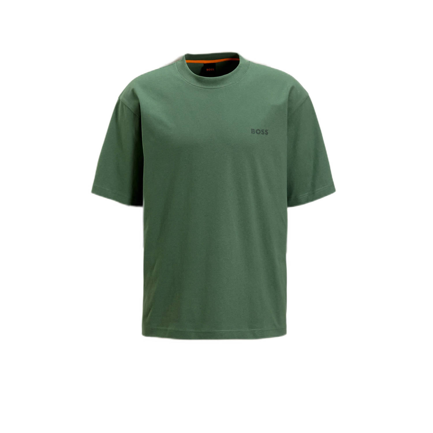 BOSS T-shirt TeRelax met logo open green