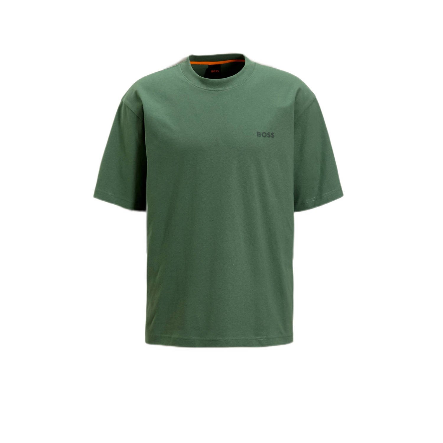 BOSS ORANGE Heren Polo's & T-shirts Terelaxboss Groen