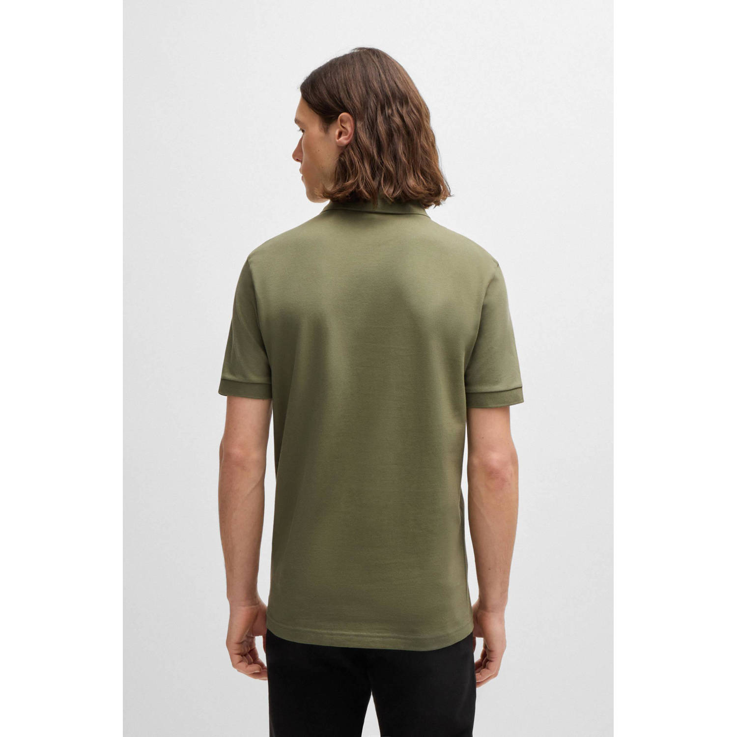 BOSS slim fit polo PASSENGER met logo