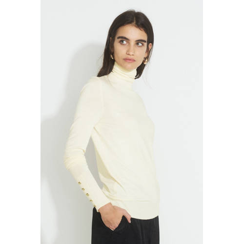 Ruby coltrui met knopen details crème afbeelding