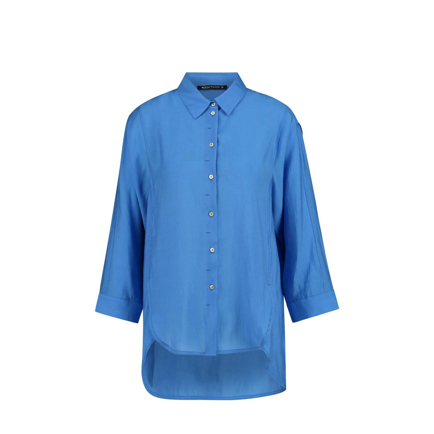 Expresso geweven blouse blauw