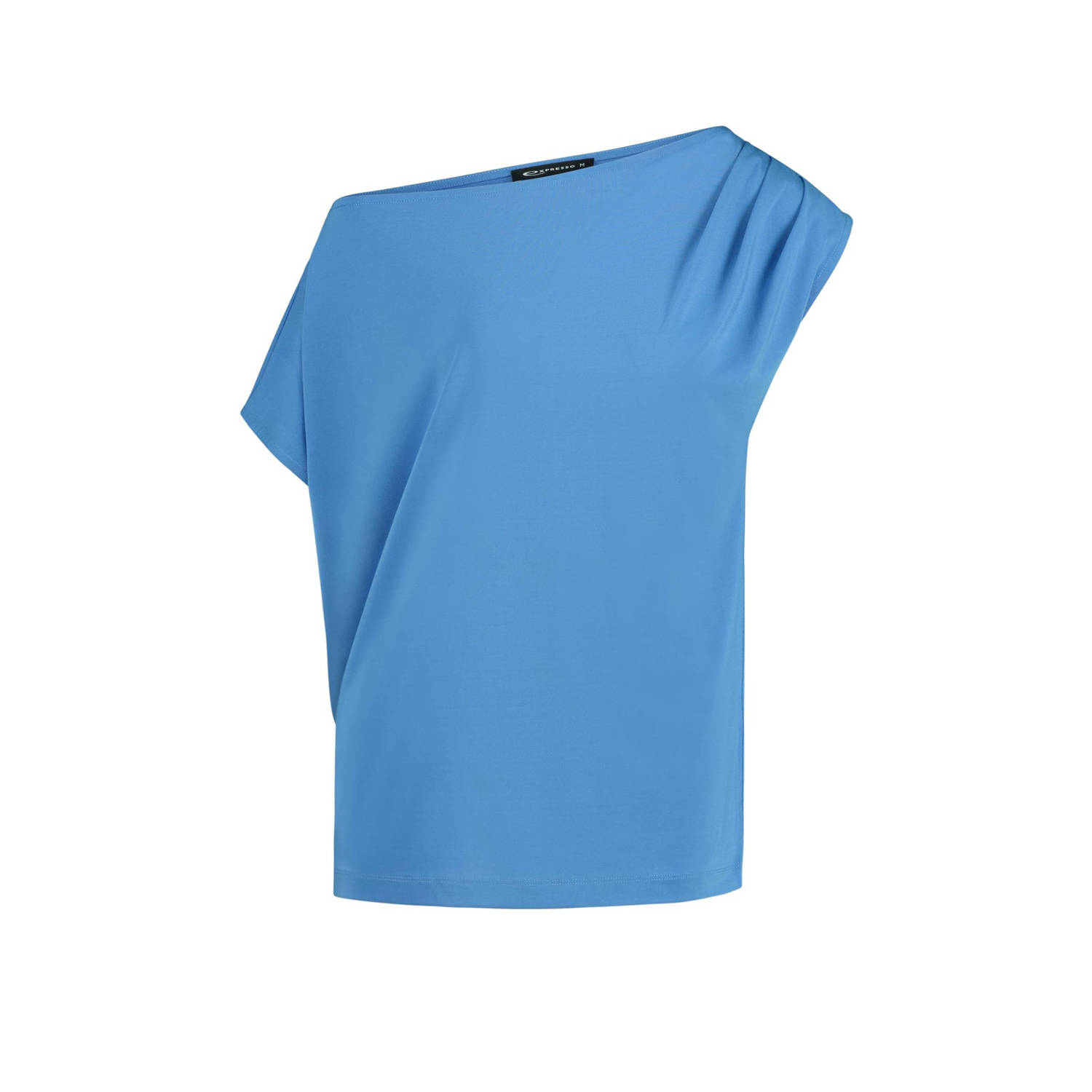 Expresso one shouldertop blauw