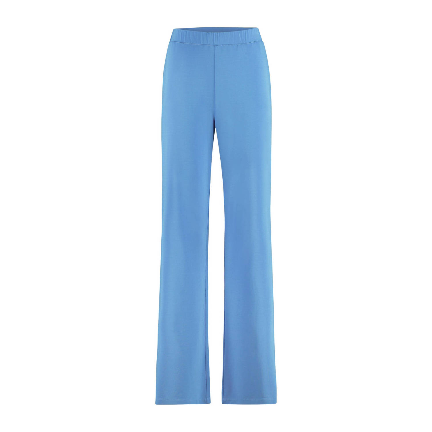 Expresso high waist relaxed broek blauw