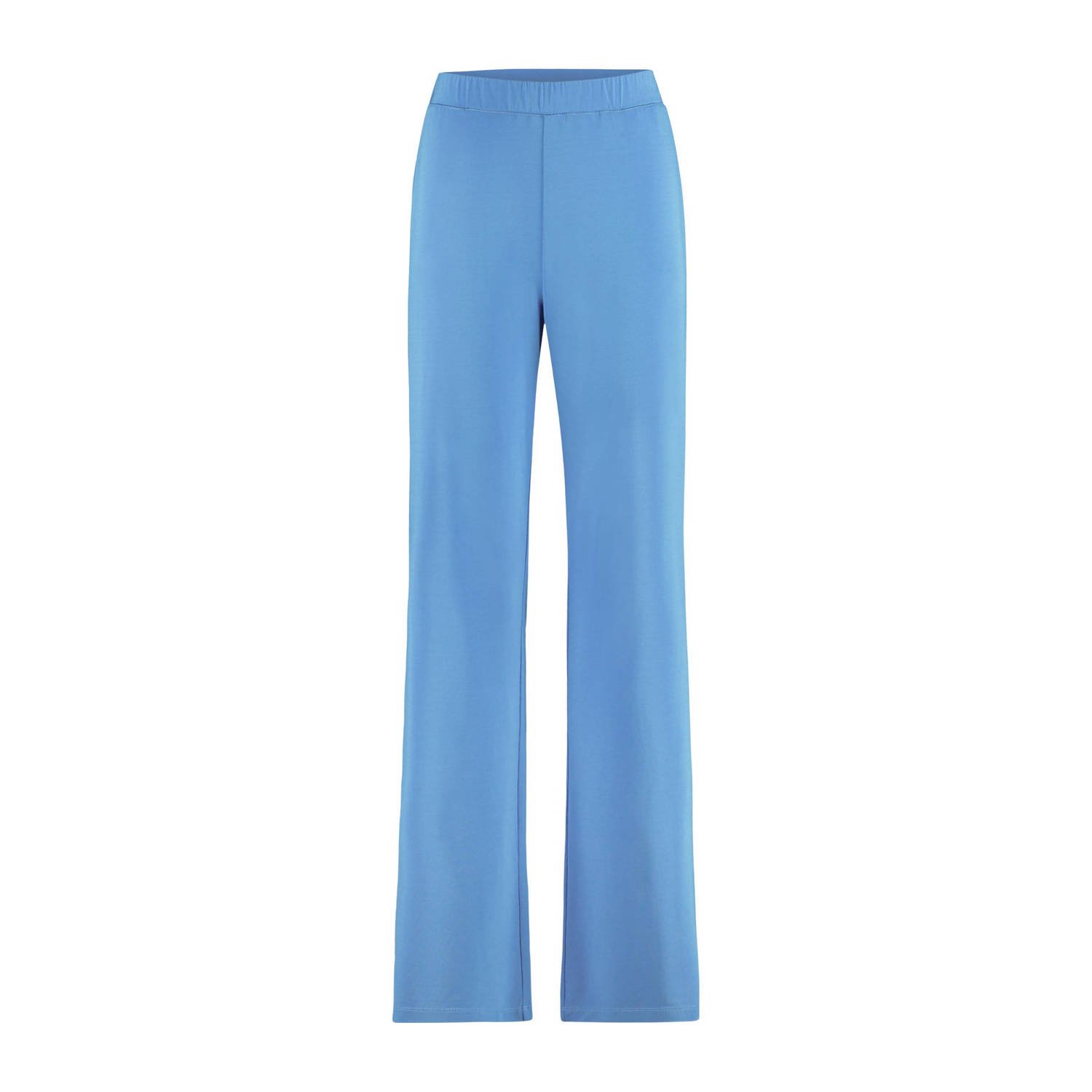 Expresso high waist relaxed broek blauw