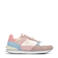HOFF suède sneakers lichtroze/ecru