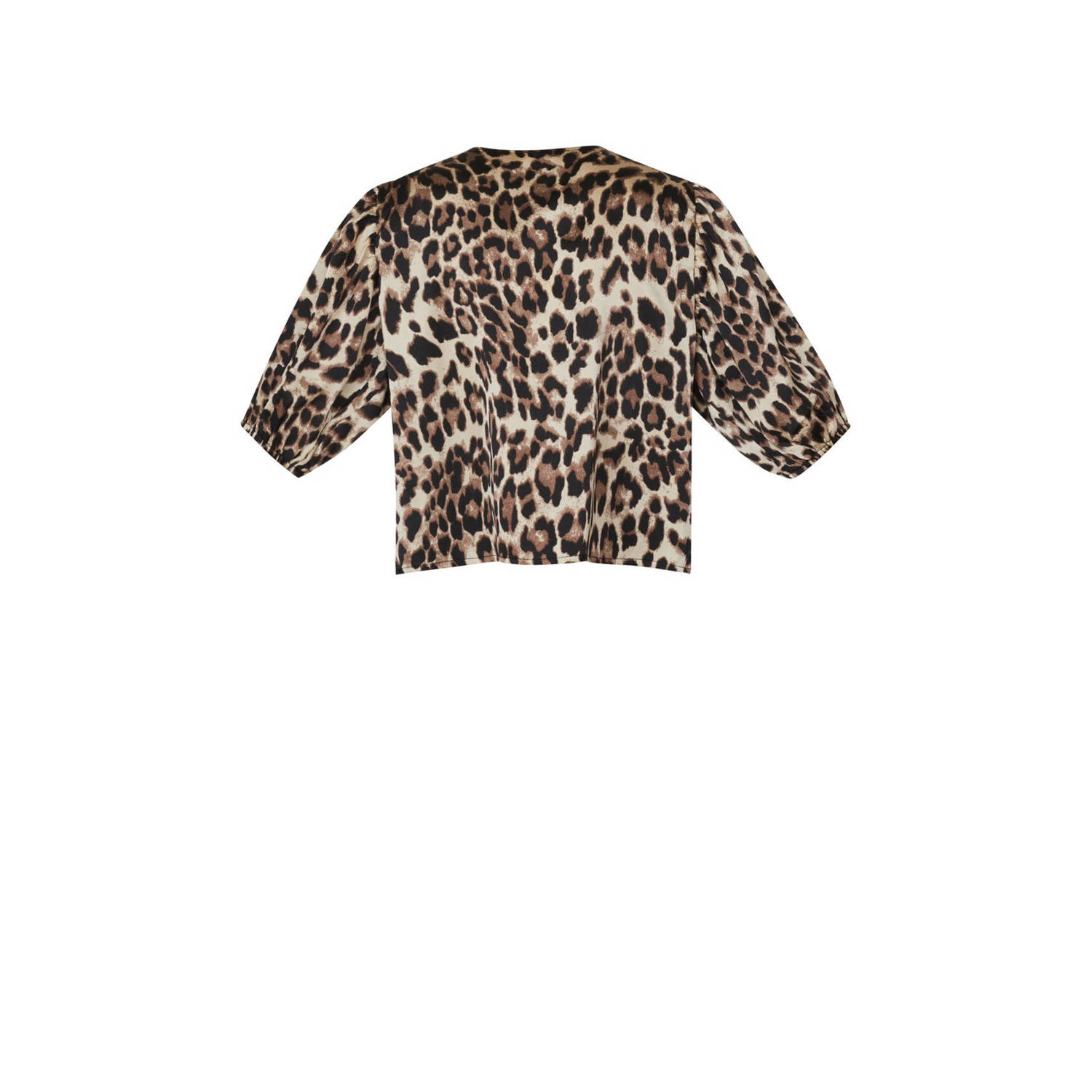 SisterS Point top met panterprint bruin zwart