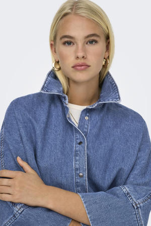 denim blouse medium blue denim