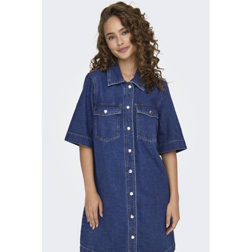 ONLY spijkerjurk ONLBELLE dark blue denim afbeelding