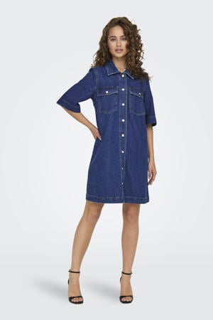 spijkerjurk ONLBELLE dark blue denim