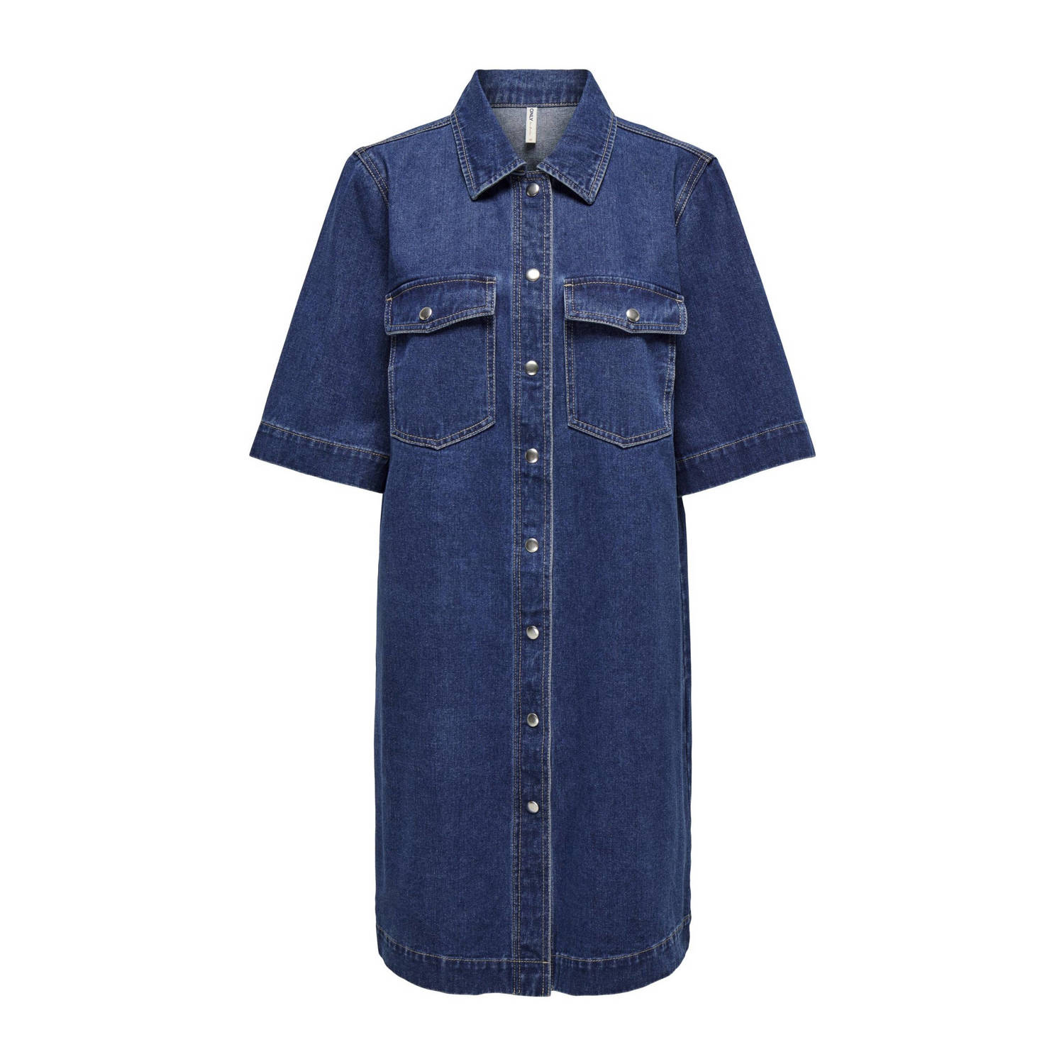 ONLY spijkerjurk ONLBELLE dark blue denim