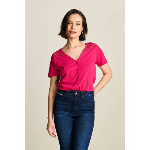 POM Amsterdam T-shirt roze afbeelding