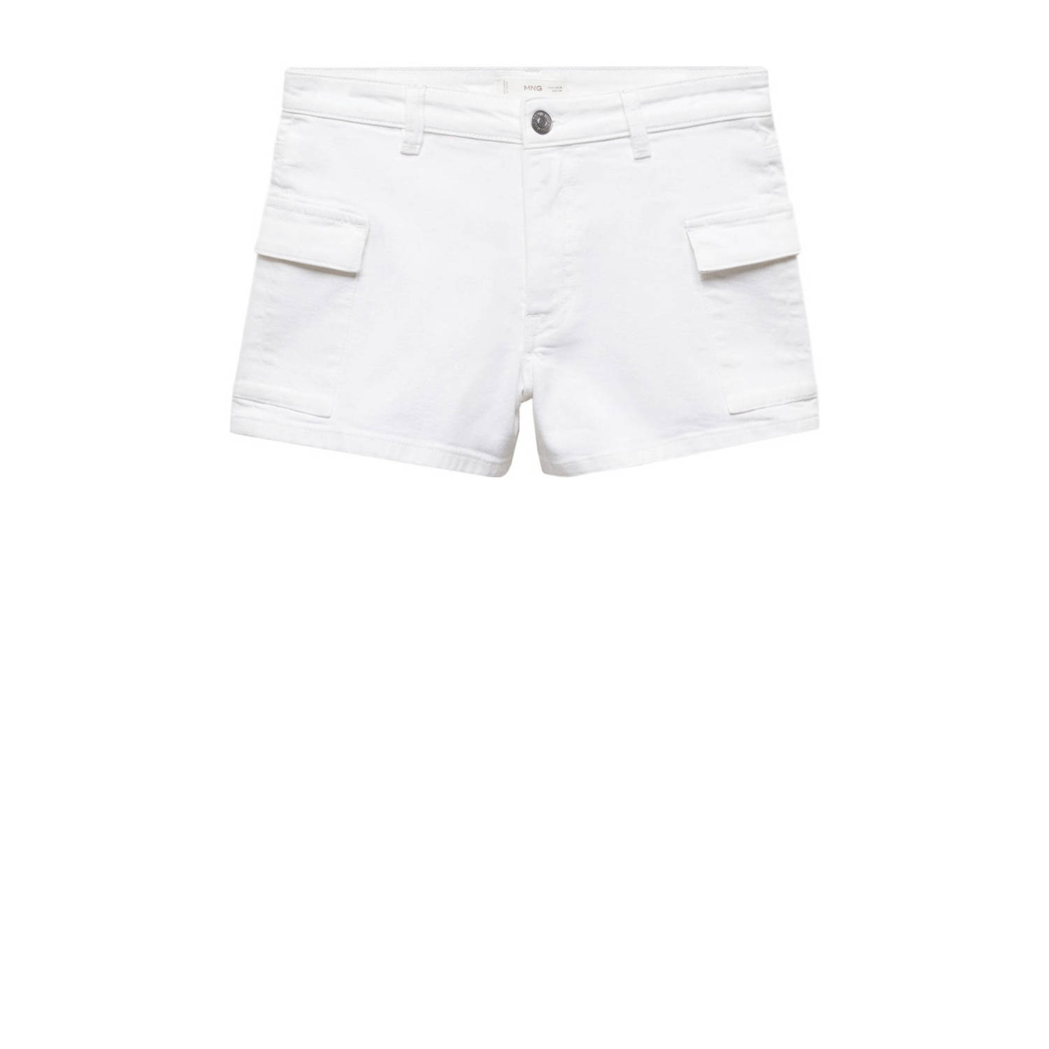 Mango Kids casual short wit Korte broek Meisjes Katoen Effen 152(XXS)