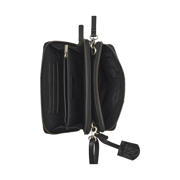 thumbnail: BURKELY leren mini crossbody tas Natural Norah zwart