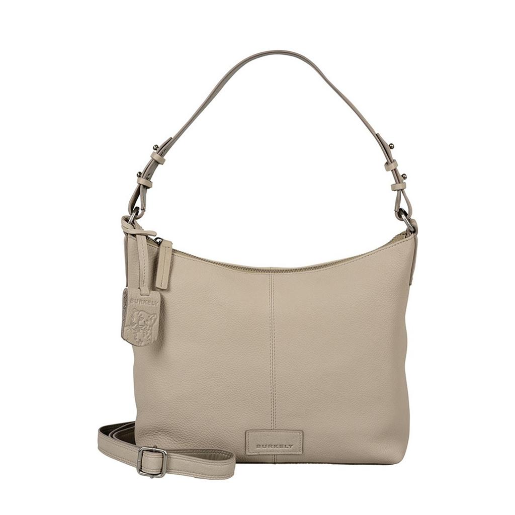 BURKELY leren crossbody tas Soft Skylar beige