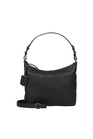 leren crossbody tas Soft Skylar zwart