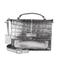 BURKELY leren crossbody tas Cool Colbie met crocoprint zilverkleurig