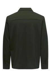 thumbnail: ONLY & SONS regular overshirt donkergroen