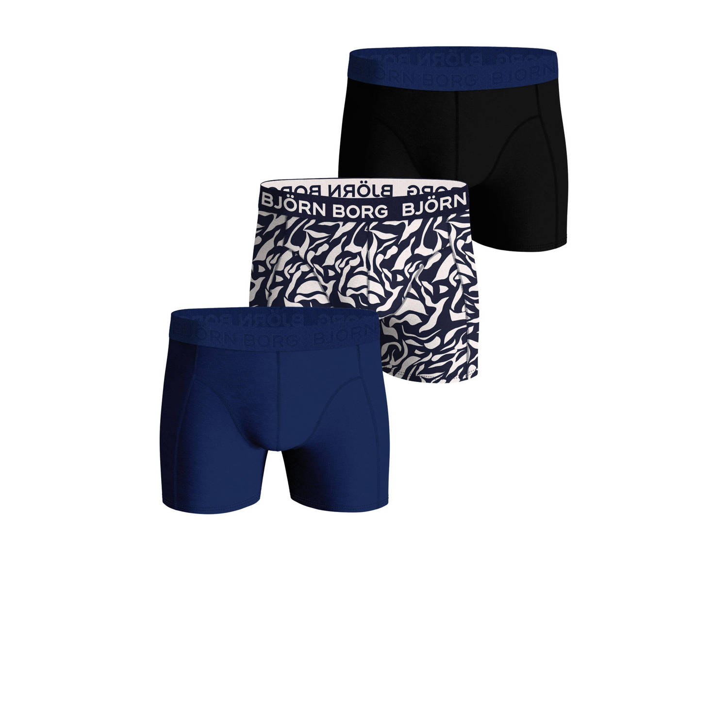 Björn Borg boxershort CORE set van 3 blauw