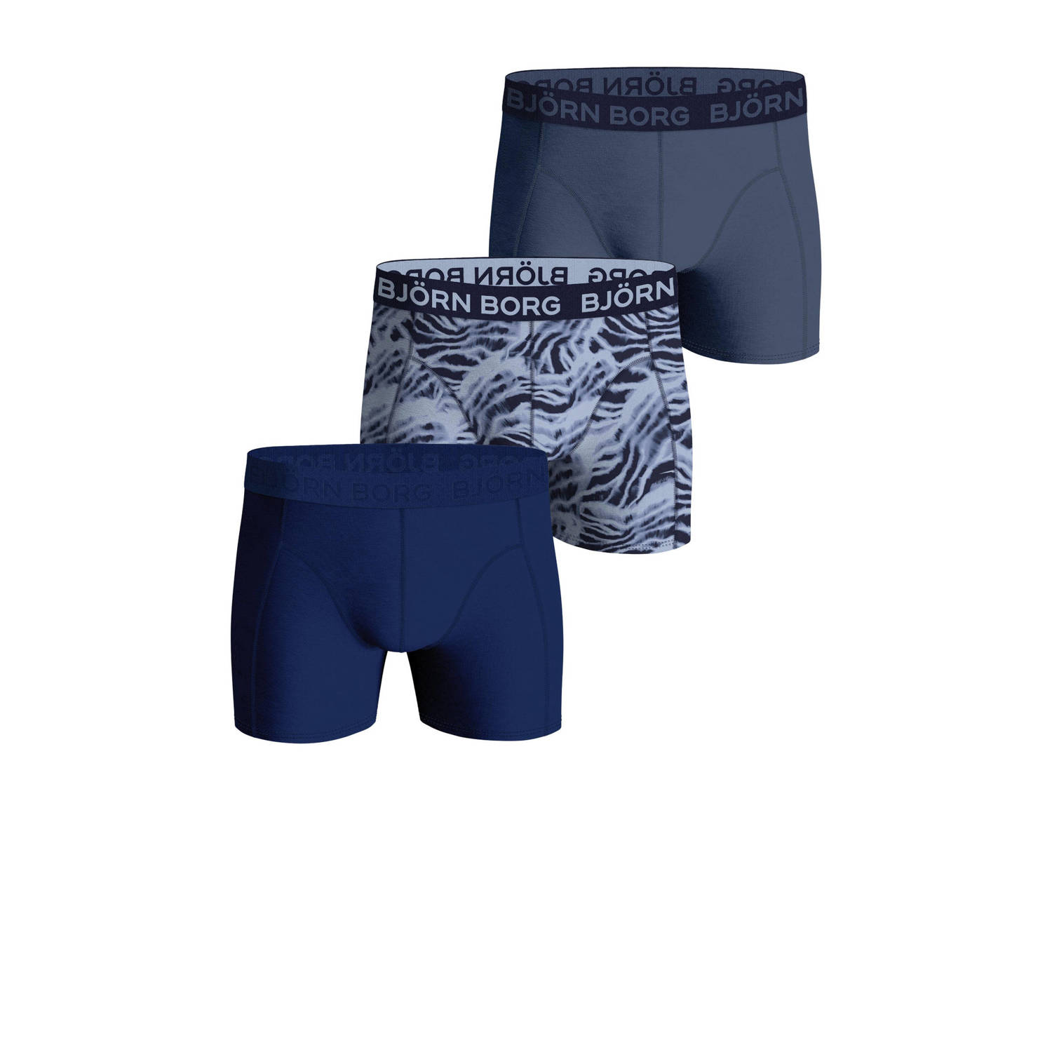 Björn Borg boxershort CORE set van 3 blauw