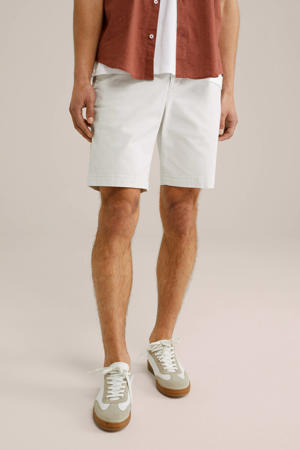 regular fit short ecru