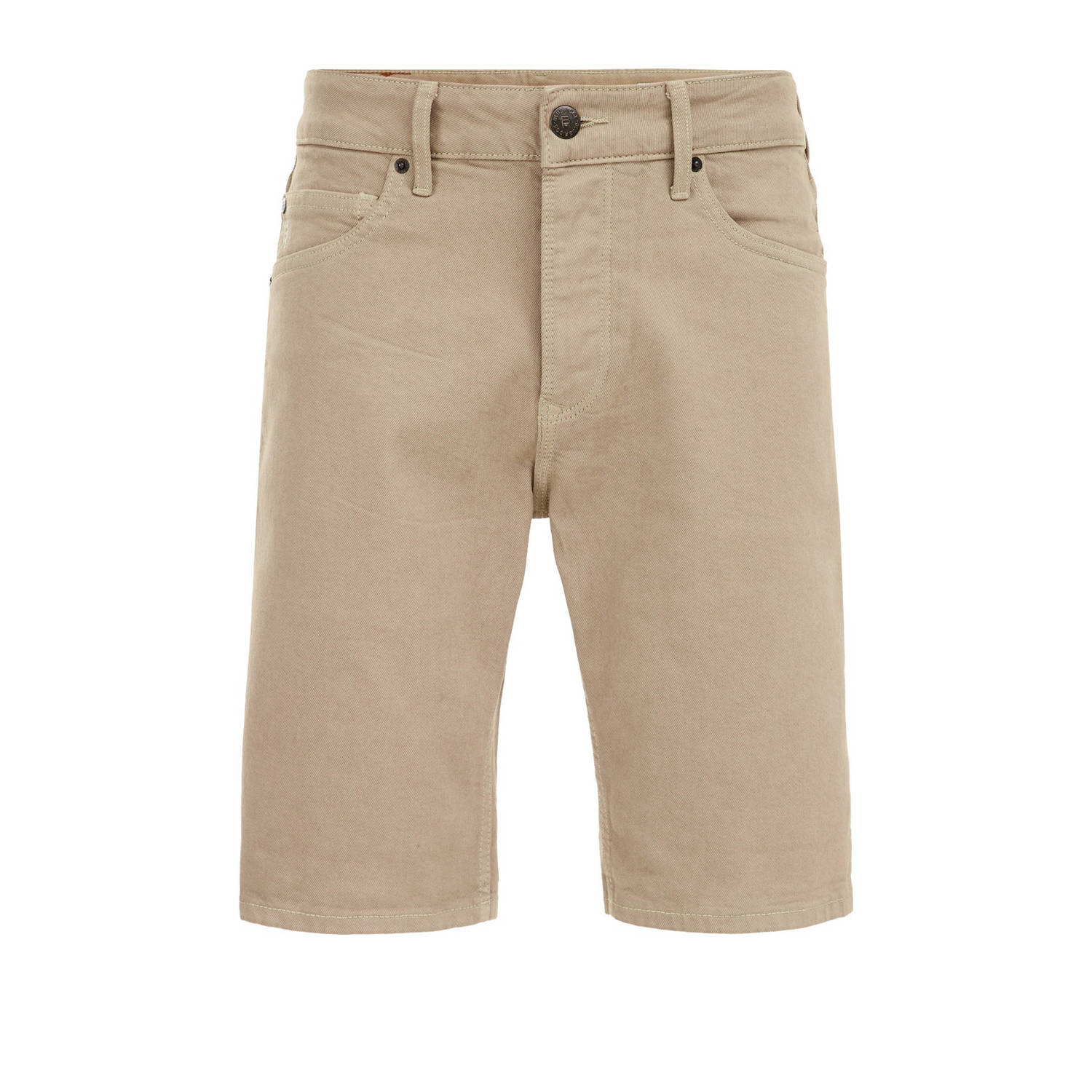 WE Fashion Blue Ridge regular fit short elephant grey