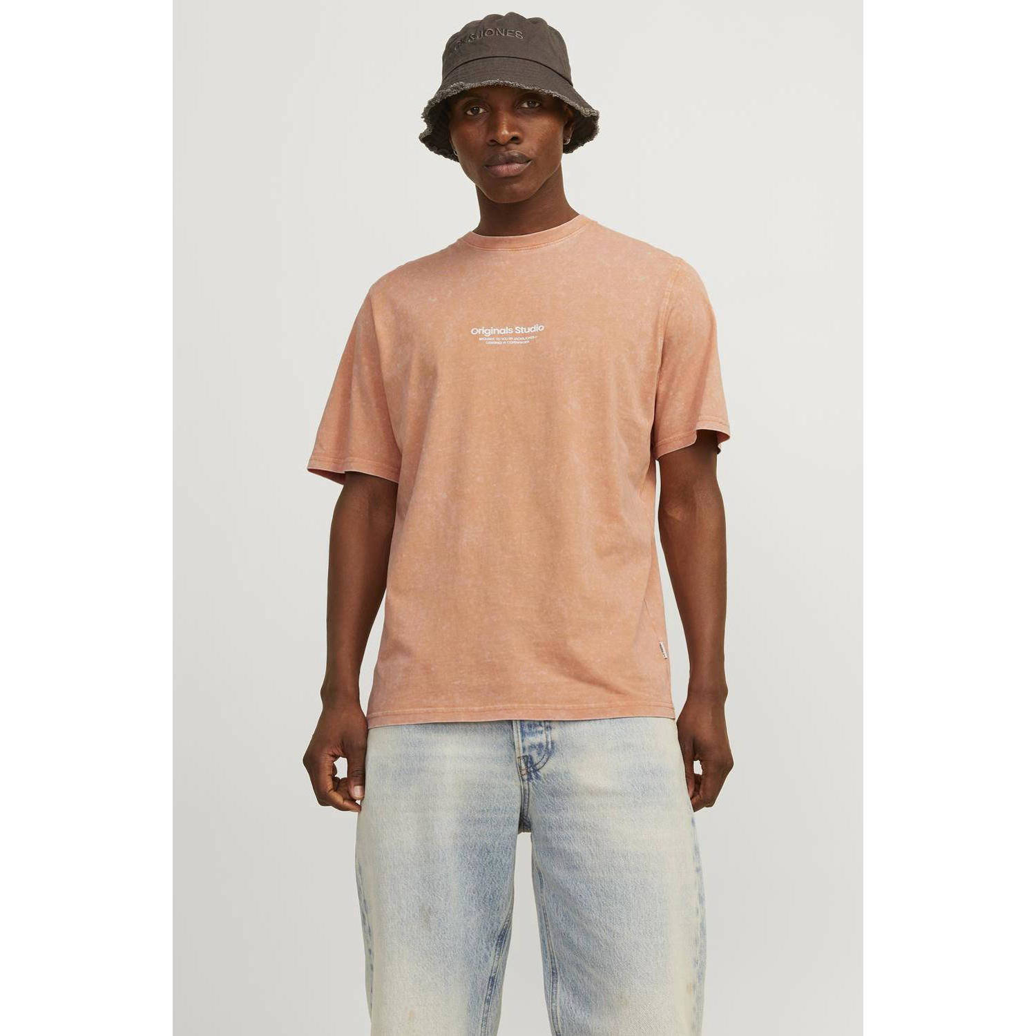 JACK & JONES ORIGINALS T-shirt JORVESTERBRO met printopdruk canyon sunset