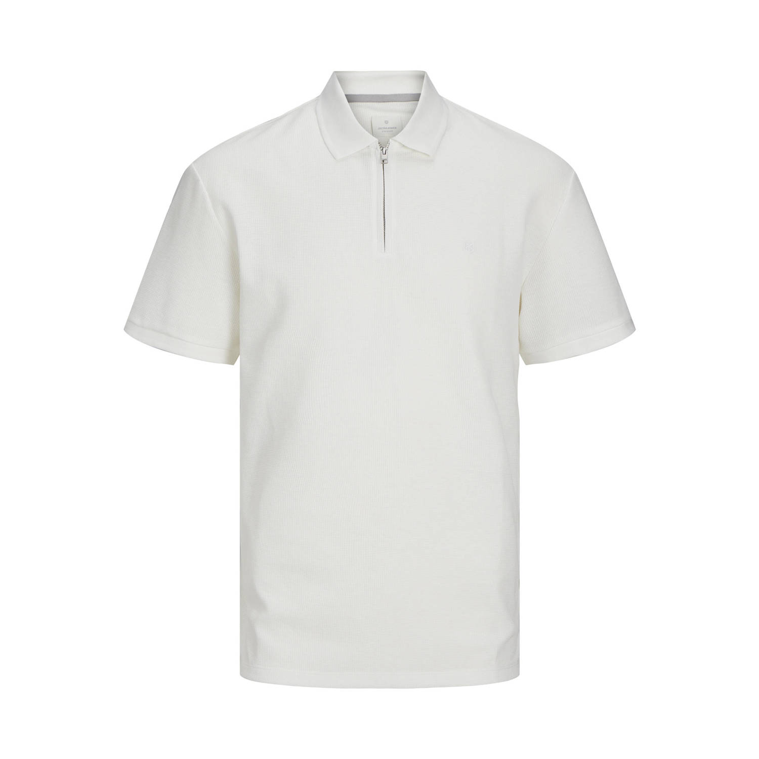 JACK & JONES PREMIUM polo JPRCCJOHNNY met logo cloud dancer