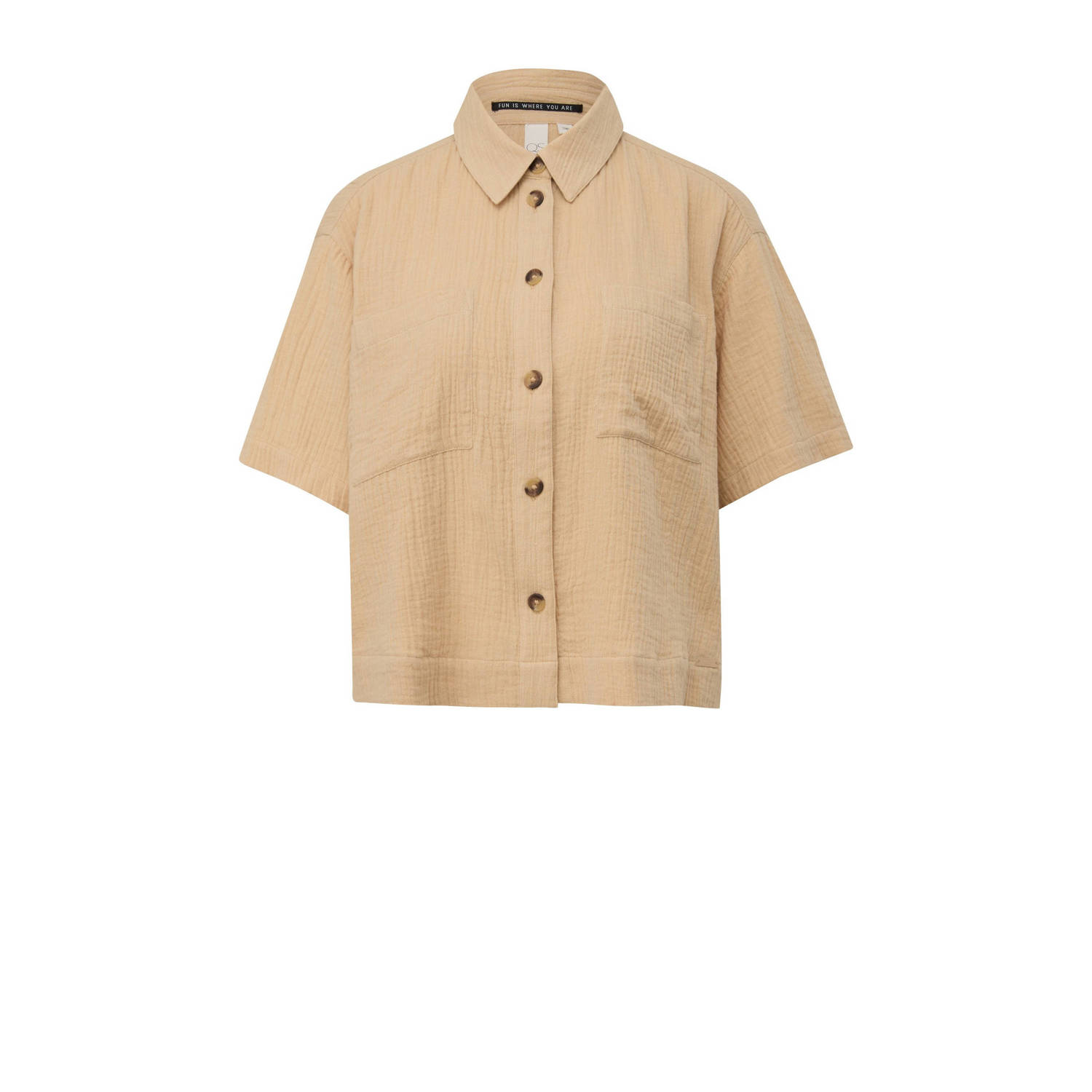 Q S by s.Oliver blouse camel
