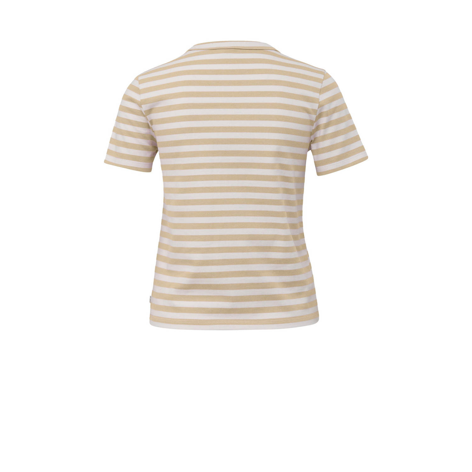 Q S by s.Oliver gestreept T-shirt beige wit
