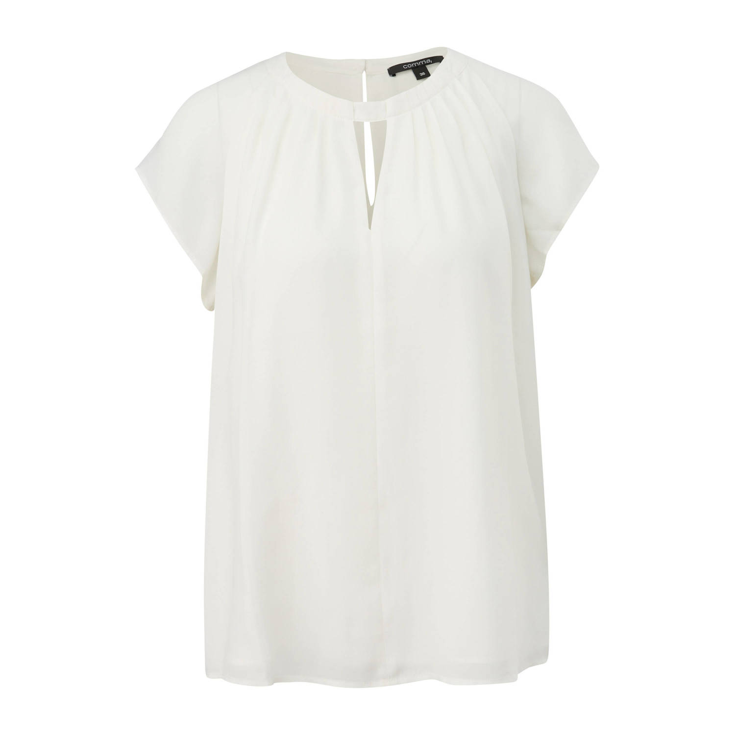 Comma Blouse met kapmouwen