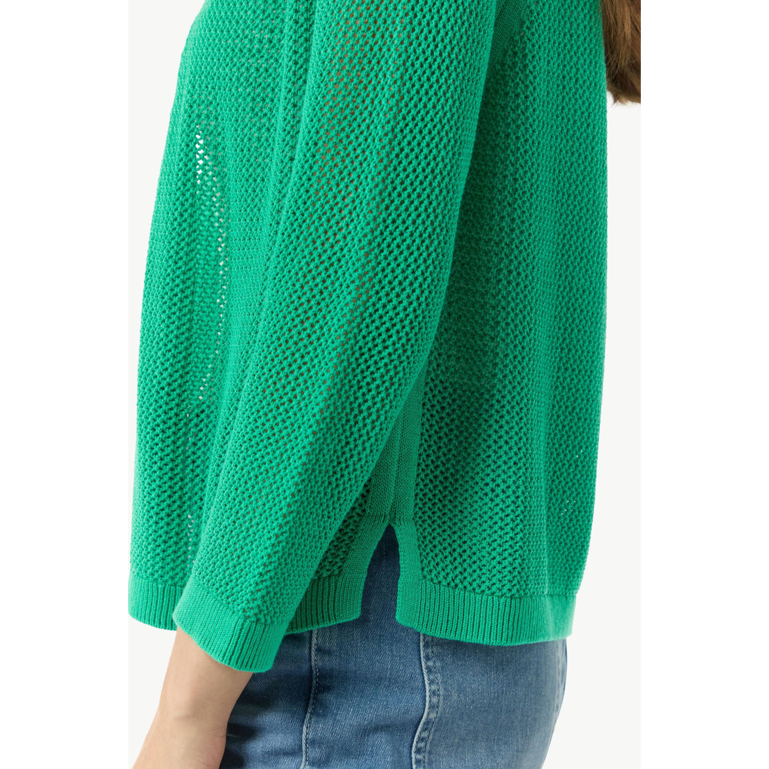 comma casual identity vest groen