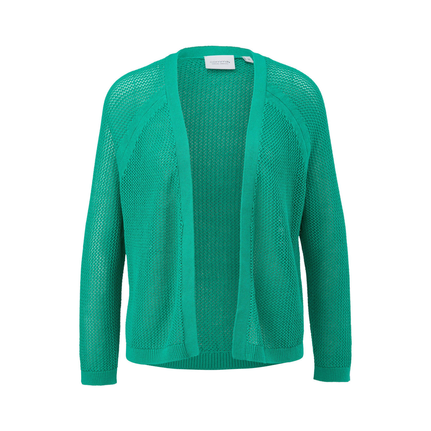 comma casual identity vest groen