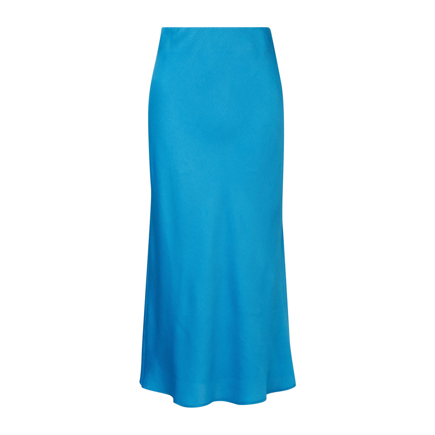 S.Oliver Seersucker Rok Elastische Taille Blue Dames