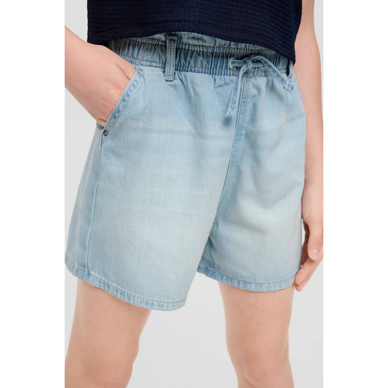 s.Oliver denim short light blue denim